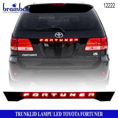 Trunk Lid Toyota Grand Fortuner Trunklid Lampu LED Belakang Bagasi