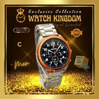 Jam Tangan Expedition Chrono Pria Laki Laki2 Dewasa Original 100% Anti Air Full Stainless Steel Fash