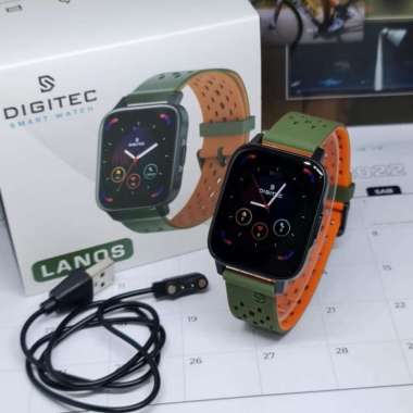 Digitec Smartwatch Jam Tangan Wanita Digitec Lanos Connect Bluetooth Hijau