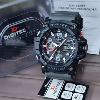 Digitec 2125 Jam Tangan Pria Analog Digital Original Garansi Resmi Merah