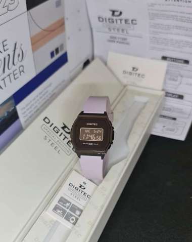 Jam Tangan Wanita Digitec 7125 Digital Original Ungu