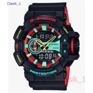 Original 100%!! Casio G-Shock GA-400CM-1ADR - Jam Tangan Pria - Hitam