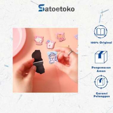 Pembatas Buku Magnet Karakter - Bowl Cat