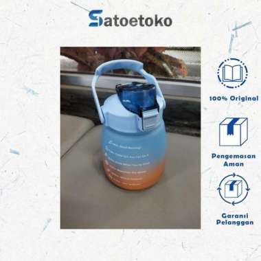 Botol Viral Gemoy Gradasi Ukuran 1,1 Liter Tosca