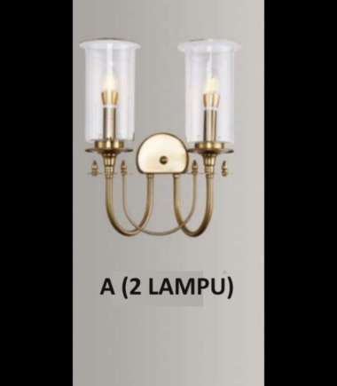 FL 1752 LAMPU DINDING CHANDELIER 4 MODEL MODERN KLASIK RUANG TAMU A (2 LAMPU)