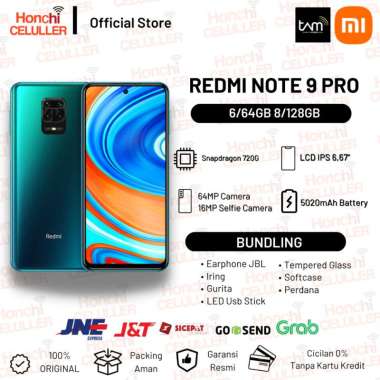 Xiaomi Redmi Note 9 Pro 8/128GB 6/64GB Garansi Resmi Xiaomi Indonesia TAM NOTE 11 4/128GB NON BONUS