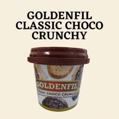 Goldenfill Choco Spread Crunchy Tiramisu Selai Coklat 1 kg 1kg - Choco Crunchy Classic Choco
