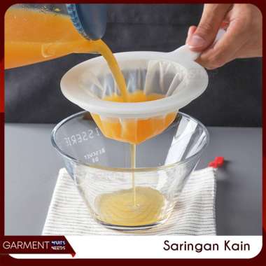 Saringan Susu Kedelai Teh Penyaring Jus Filter Jaring Halus 100 200 400 Mesh Kain Nilon Premium Gaga