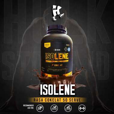 Evolene Isolene 50 Sajian 1650gr Susu Protein Kualitas Premium Suplemen Fitness Pembentuk Otot Defis