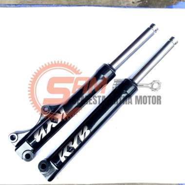 KYB ZETO Shockbreaker Depan Yamaha Mio Sporty Soul 5TL Kayaba Tabung Shock Set Hitam
