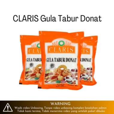 GULA DONAT CLARIS / Gula Halus Claris @ 250 Gram Gula Donat