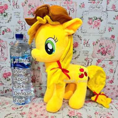Boneka Unicorn My Little Pony Apple Jack Boneka Unicorn APPLE JACK TOPI