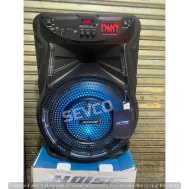 Speaker Portable Wireless Noise 899 C 15 inch Bluetooth USB/ Speaker Karaoke