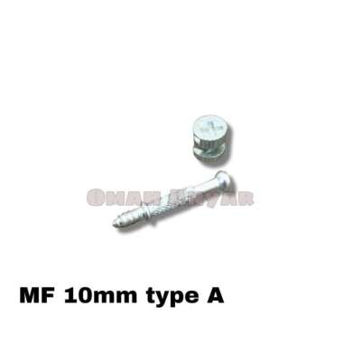 Baut Skrup Elite Minifix Minifik Olimpik Knock Down KOMPLIT MF 10mm type A
