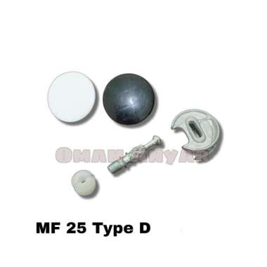 Baut Skrup Elite Minifix Minifik Olimpik Knock Down KOMPLIT MF 25mm type D