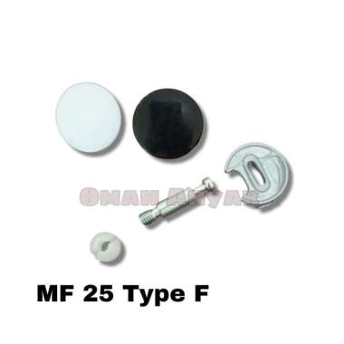 Baut Skrup Elite Minifix Minifik Olimpik Knock Down KOMPLIT MF 25mm type F