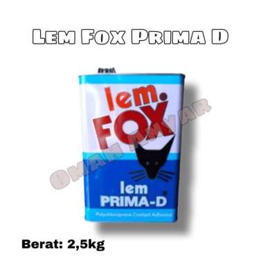 Lem Kayu Kuning HPL Fox Prima D Lem TACO Active Lem Kayu 2,5Kg 2500gr Lem Fox 2,5Kg BIRU