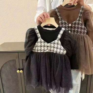 JENNIE DRESS 3-4 tahun black