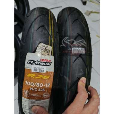 BAN LUAR CORSA PLATINUM TUBELESS R26 70/80-17 80/80-17 90/80-17 100/80-17 100/80-17