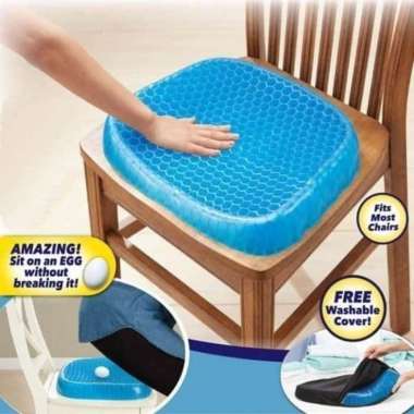 SEAT MATE / BANTAL ALAS DUDUK SILIKON GEL PREMIUM EGG SITTER + SARUNG