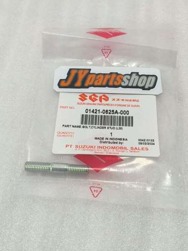stud bolt baut tanam blok head seher thunder 125 burgman original SGP 01421-0625A-000