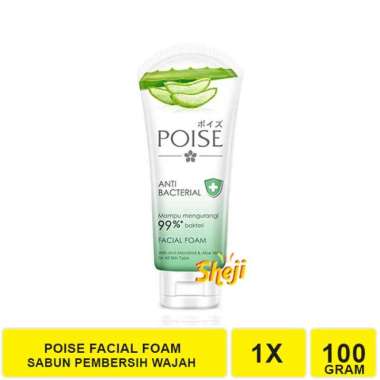 POISE FACIAL FOAM 100 GRAM POISE ANTI BACTERIAL 100 GRAM
