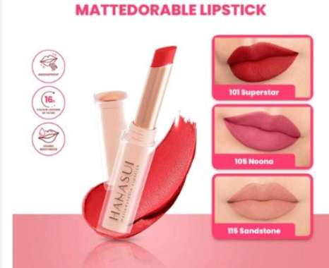 HANASUI - Mattedorable Lipstick 101 Superstar