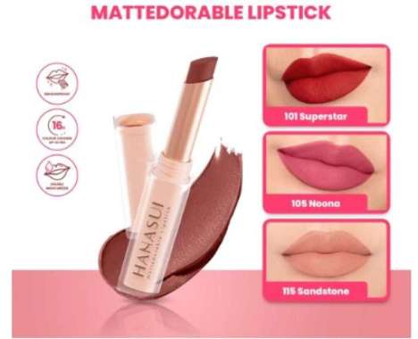 HANASUI - Mattedorable Lipstick 110 Cinnamon