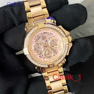 Original 100%!! Jam Alexandre Christie Wanita AC 9205 AC9205 Rosegold Pink