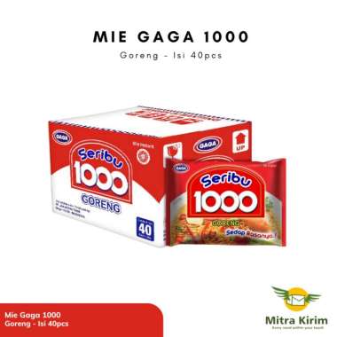 Mie Gaga 1000 All Variant (Goreng, Soto, Kaldu Ayam, Ayam Bawang) Mie Gaga 1000 goreng