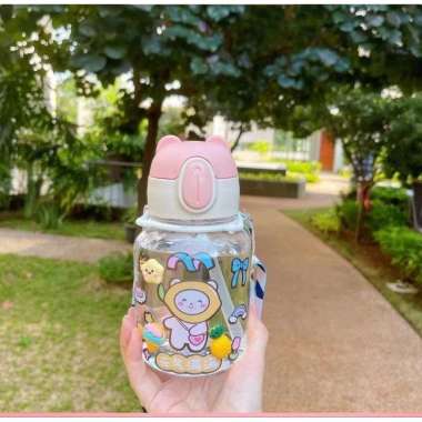 Botol Minum Tanduk Rusa Anak Viral Pink