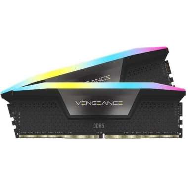 Memory RAM PC CORSAIR VENGEANCE RGB DDR5 2X16GB 5200MHZ HITAM