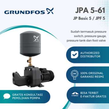 Pompa Air Semi Jet Pump Grundfos JPA 5-61 PT-V