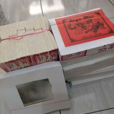 kimcua gincua kertas sembahyang bakar naga merah naga hijau NAGA MERAH GIN/PERAK