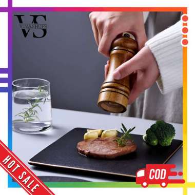 Gilingan Lada Merica Bumbu/Salt Pepper Mill Manual Grinder Kayu/Wood Salt Pepper Grinder Mill/Giling