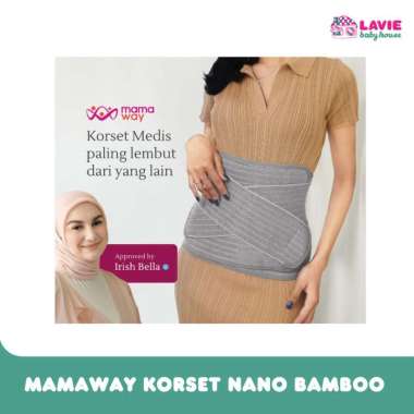 Mamaway Korset Pelangsing Pasca Melahirkan Nano Bamboo L-XL