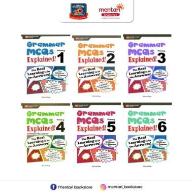 Marshall Cavendish Grammar MCQs Explained! Primary | Buku SD Level 6