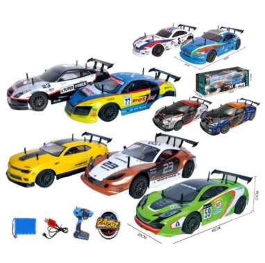 MAINAN ANAK RC RACER XTREME 1:10 RC SUPER DRIFT ELEKTRIK RC SEDAN Packing Bubble