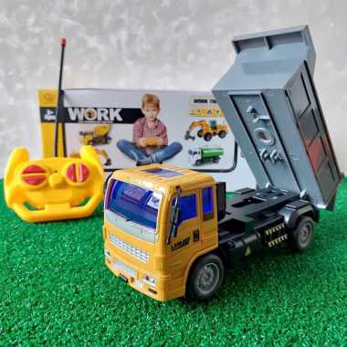 RC TRUCK BULDOZER REMOTE CONTROL - MAINAN MOBIL REMOT TRUK KONSTRUKSI RC Dump Non Cas