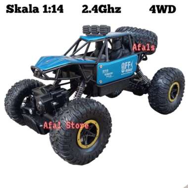 MOBIL REMOTE RC 4WD ROCK CRAWLER RAPTOR Raptor Biru