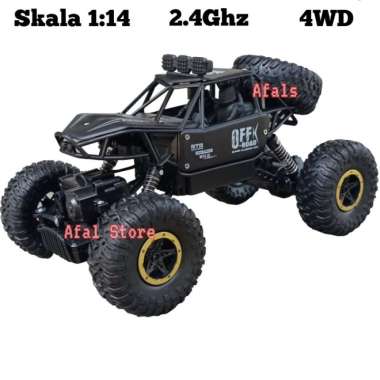 MOBIL REMOTE RC 4WD ROCK CRAWLER RAPTOR Raptor Hitam