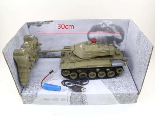 MZ RC TANK U.S.M41A3 2.4GHZ SKALA 1:30 RC TANK GERMAN TIGER 2298