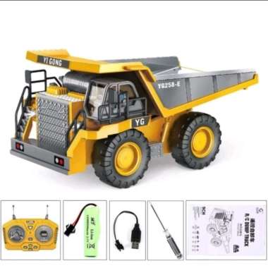 MAINAN MOBIL REMOTE ALAT BERAT RC BULDOZER Dump Truck