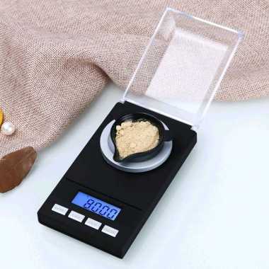 Timbangan Emas Profesional 50g 0.001g Digital Mini Scale utk Timbang AB Mix Mikro Nutrient 50 gr 0.0