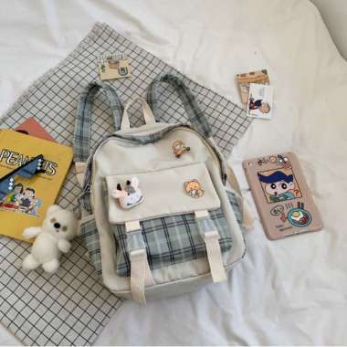 RANSEL WANITA BL777 - TAS - RANSEL IMPORT - RANSEL KOREA - BACKPACK - RANSEL MURAH BL777 - HIJAU