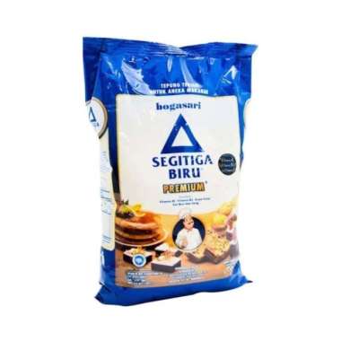 tepung terigu 1kg segitiga biru, CAKRA KEMBAR, PREMIUM, LENCANA MERAH, SEGITIGA BIRU 500 GR LENCANA
