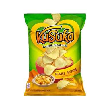 KUSUKA KERIPIK SINGKONG KARI AYAM 100G