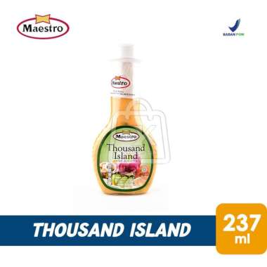 Saus Thousand Island Maestro Salad Dressing (Botol 237ml)