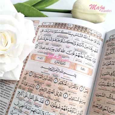 Alquran Terjemah Ukuran Besar A5 quran latin perkata sambung tematik transliterasi latin dua warna a
