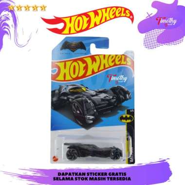 Hot Wheels Batmobile Batman V Superman Kaca Kuning Diecast